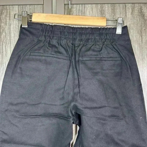 Thakoon Bermuda Shorts Womens 0 Black Color Elastic Waist Flat Front - Picture 6 of 10